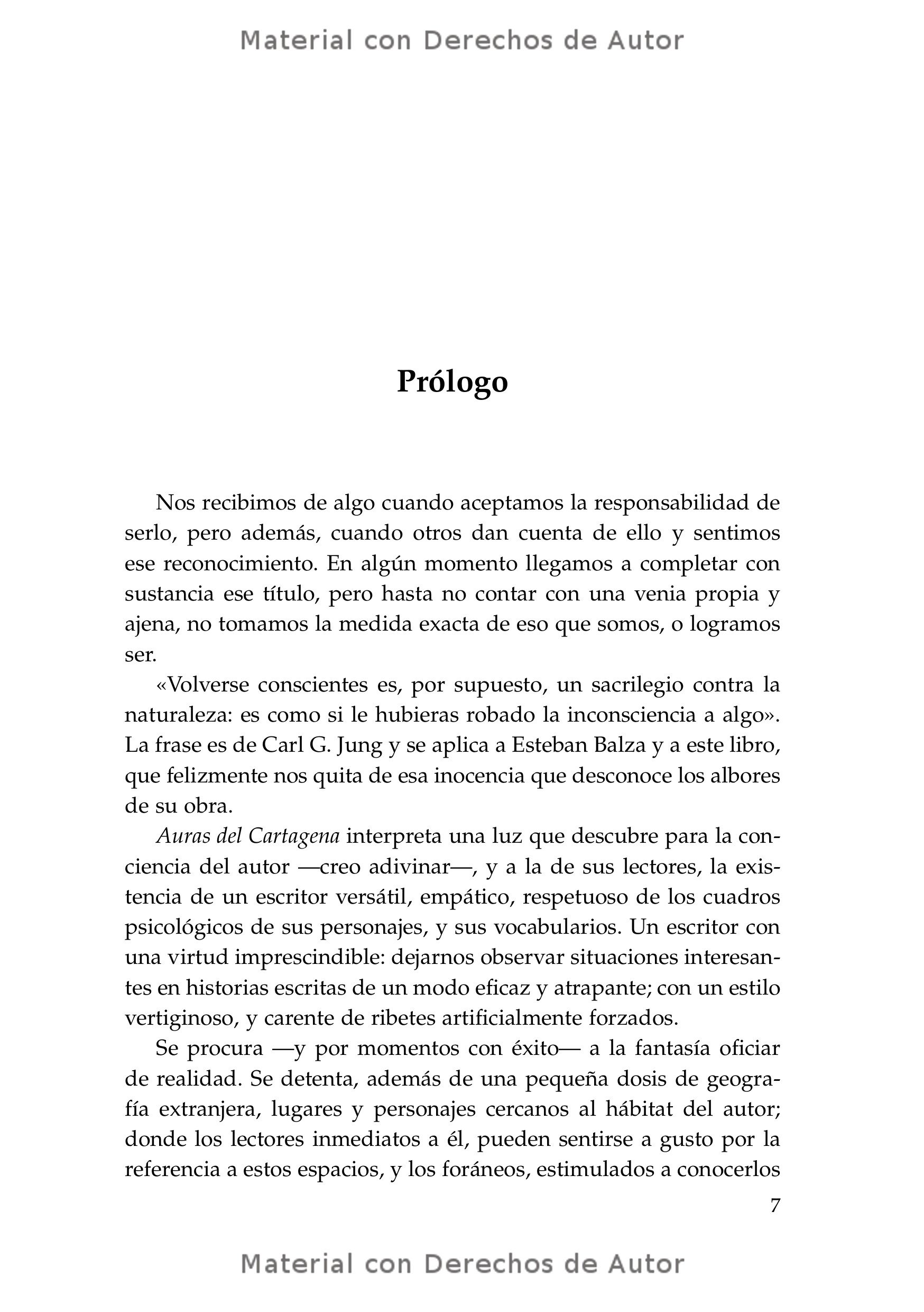 Interior del Libro: Auras del Cartagena de Esteban Balza 03