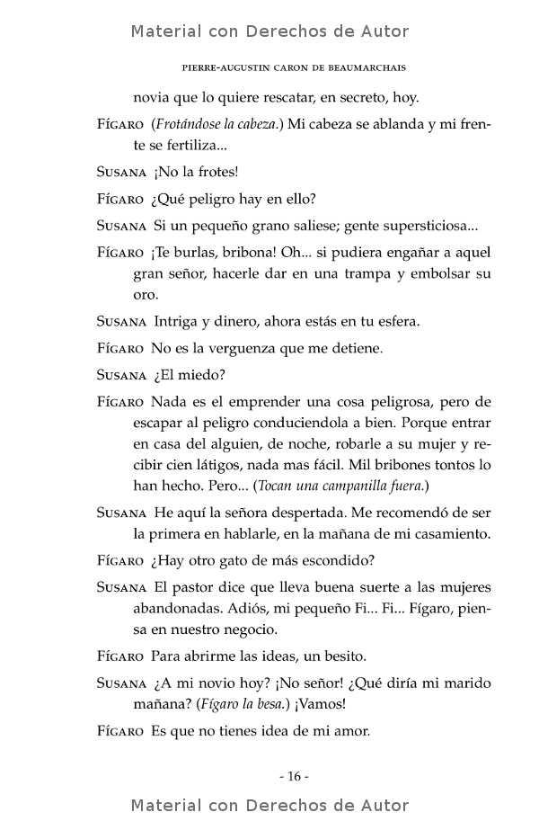 Interior del libro: El Casamiento de Fígaro de Beaumarchais 08